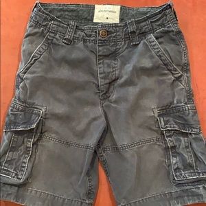 Abercrombie kids boy’s navy cargo shorts